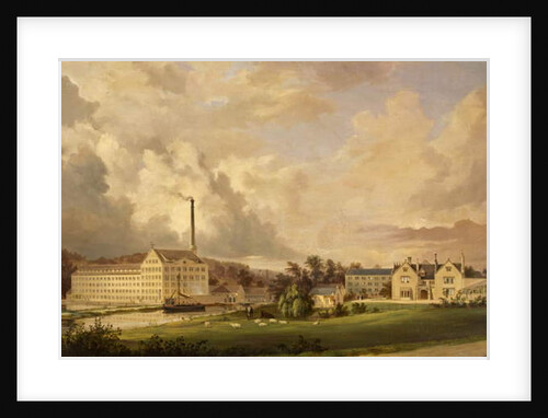 Ebley Cloth Mills, Stroud, Gloucestershire by Alfred Newland Smith