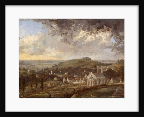 Stroud and the Severn, Gloucestershire by Désiré Delaplace-Gérardin