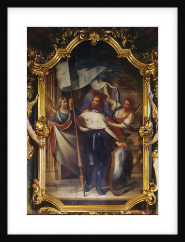 St. Wenceslas Between Two Angels by Karel (after) Skreta