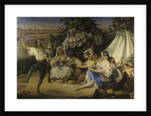 Turin, Monte Superga, 1850s by Josef Matěj Navrátil