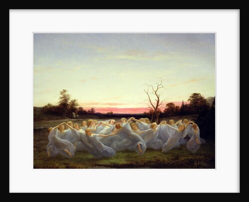 Fairies of the Meadow, 1850 by Nils Blommer