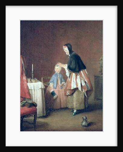 The Morning Toilet by Jean-Baptiste Simeon Chardin