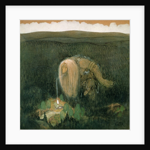 A Forest Troll, c.1913 by John Bauer
