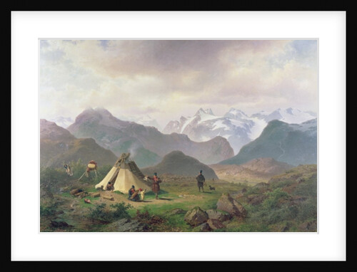 Motif from Kvikkjokk, 1862 by Per Daniel Holm