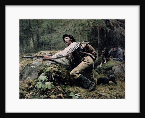 Elk Hunting, 1889 by Johan Tiren