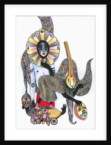 Dance of the Masks, 2012 by Zanara/ Sabina Nedelcheva-Williams