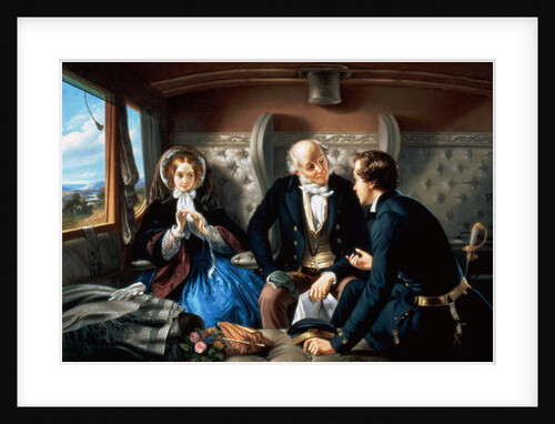 First Class - The Meeting by Abraham Solomon