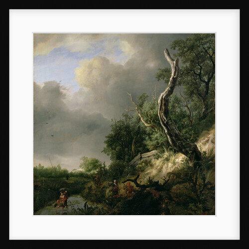 The Dunes near Haarlem by Jacob Isaaksz. or Isaacksz. van Ruisdael