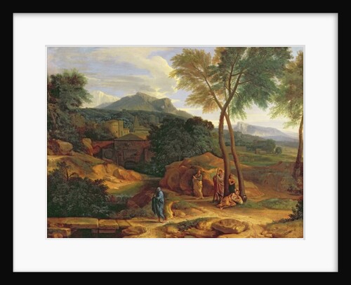 Landscape with Conopion Carrying the Ashes of Phocion by Jean Francois I Millet