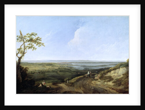 View of Portsmouth from Portsdown Hill by Thomas Jones