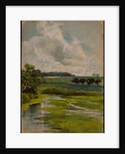 One of the 'Three Landscape Sketches' by Hubert von Herkomer