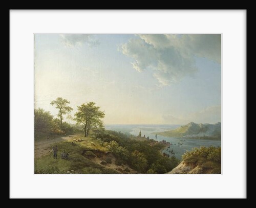View over Heidelberg, 1837 by Barend Cornelis Koekkoek