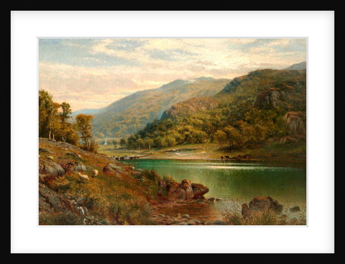 Llyn Mymbyr, Capel Curig, 1882 by Alfred Augustus Glendening