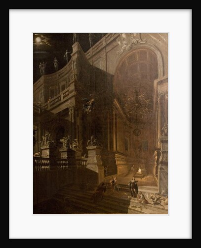 Architectural Fantasy with Figures by Stefano Orlandi