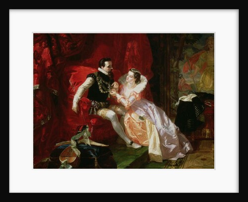 Leicester and Amy Robsart at Cumnor Hall, 1866 by Edward Matthew Ward