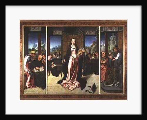 St. Catherine and the Philosophers by Goossen van der Weyden