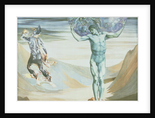 Atlas Turned to Stone, c.1876 by Edward Coley Burne-Jones