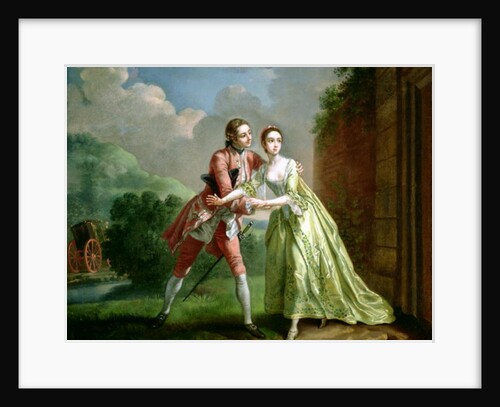 Robert Lovelace preparing to abduct Clarissa Harlowe by Francis Hayman