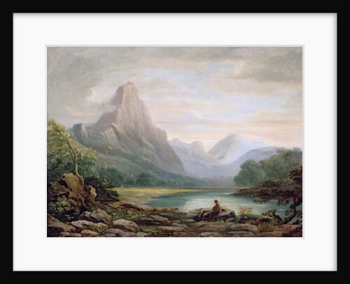 A Welsh Valley, 1819 by John Varley