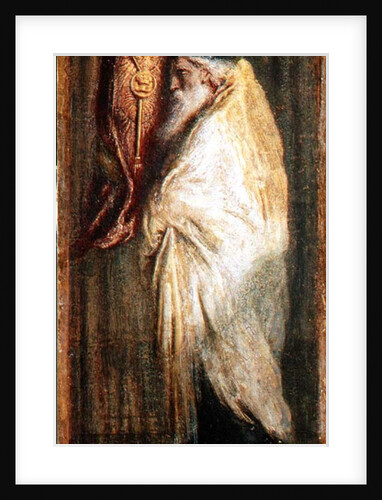 Aaron with the Scroll of the Law, 1875 by Simeon Solomon