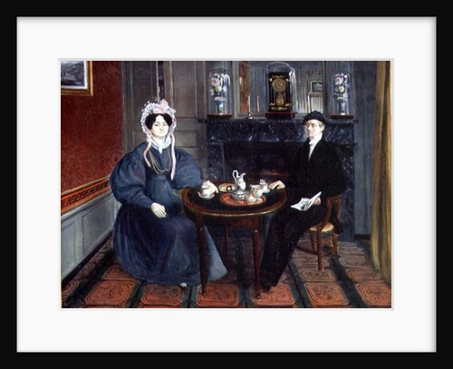 Couple Having Tea, c.1830 by French School