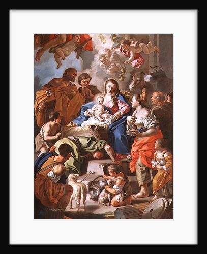 The Adoration of the Shepherds by Francesco de Mura