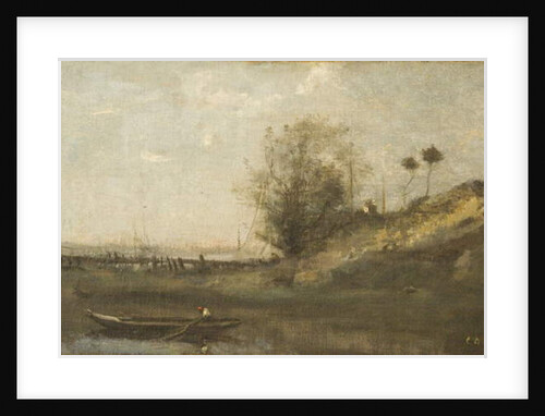 Estacade Normande by Jean Baptiste Camille Corot