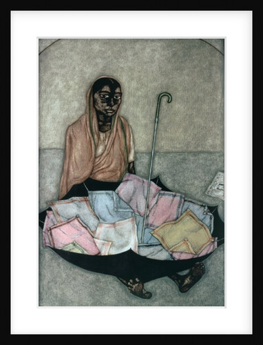 Handkerchief Seller, 1983 by Shanti Panchal