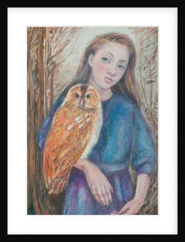 Girl with Owl, 2012 by Silvia Pastore