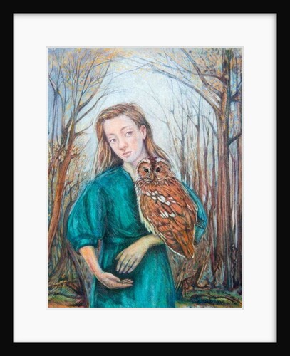 Girl with Owl, 2012 by Silvia Pastore