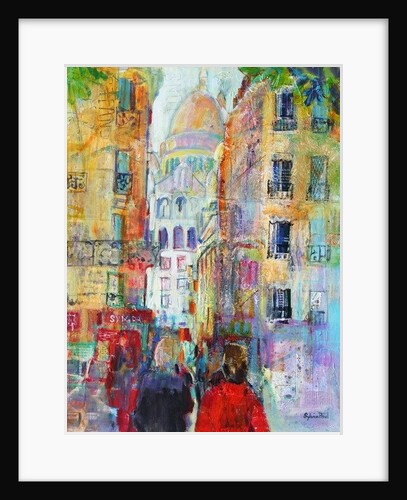 An Evening Walk to Sacre Coeur, 2014 by Sylvia Paul