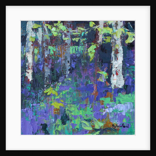 Deep in the Bluebell Wood, 2017 by Sylvia Paul