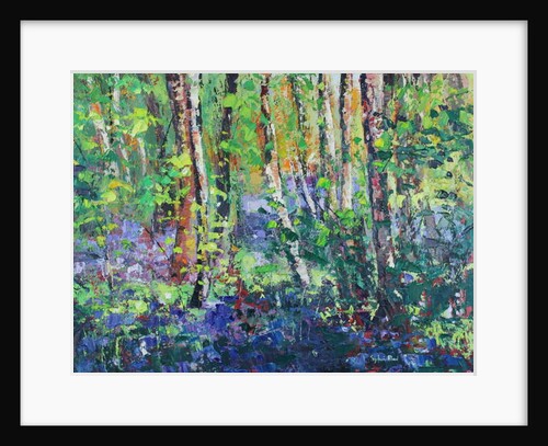 Bluebells and Dancing Leaves, 2019 by Sylvia Paul