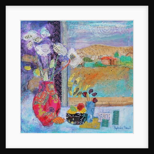 Flowers in the Window 2014 by Sylvia Paul