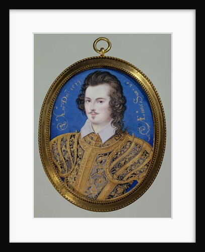 Portrait of an unknown youth, aged 26, 1593 by Isaac Oliver