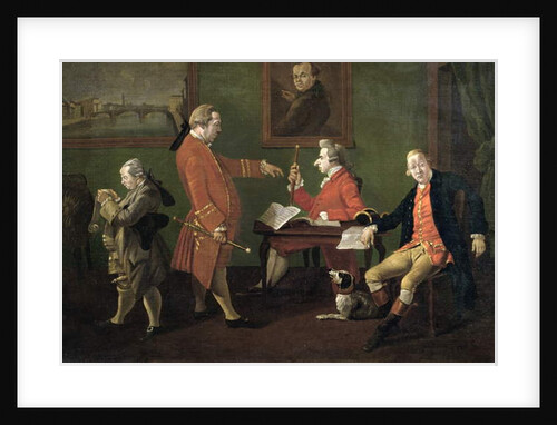 Lord William Cavendish, William FitzHerbert and Mr Short, c.1780 by Thomas Patch