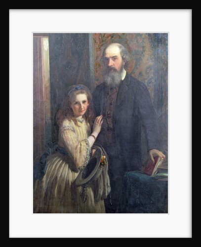 Sir William FitzHerbert with his daughter, Ida, 1862 by James Sant