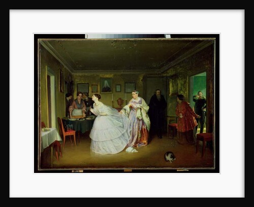 The Major's Marriage Proposal, 1851 by Pavel Andreevich Fedotov