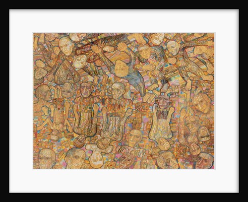 Crowd Composition by Pavel Nikolaevich Filonov