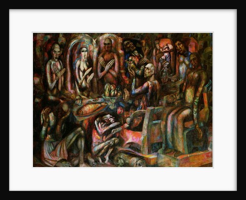 Feast of Kings, 1913 by Pavel Nikolaevich Filonov