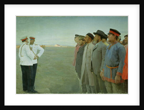 Mobilised, 1904 by Lukjan Vasilievich Popov