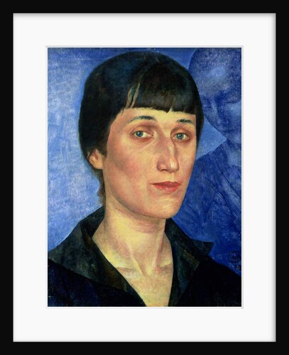 Portrait of Anna Akhmatova 1922 by Kuzma Sergeevich Petrov-Vodkin