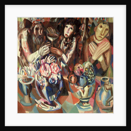 The Three at the Table, 1914-15 by Pavel Nikolaevich Filonov