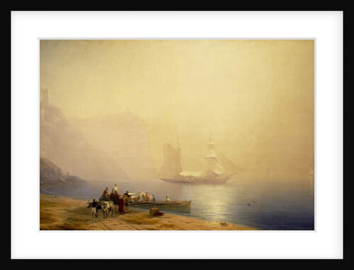 Morning on the Shore of the Sea, Sudak, 1856 by Ivan Konstantinovich Aivazovsky