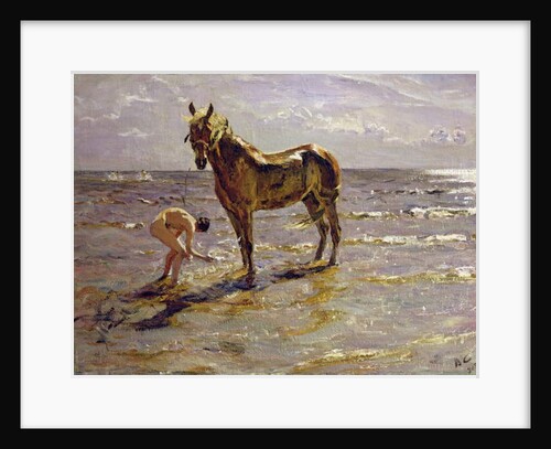Bathing a Horse, 1905 by Valentin Aleksandrovich Serov