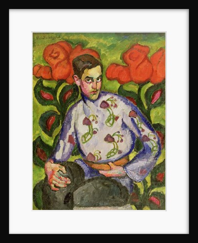 Portrait of a Boy in a Coloured Shirt, 1909 by Ilya Ivanovich Mashkov