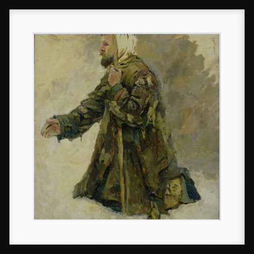 God's Fool on his Knees by Vasilij Ivanovic Surikov