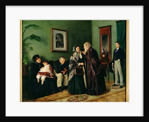 The Doctor's Waiting Room, 1870 by Vladimir Egorovic Makovsky