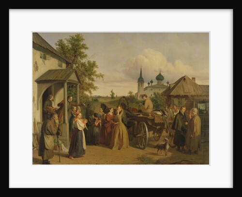 The Departure, 1850 by Aleksei Filippovich Chernyshev