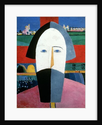 The Head of a Peasant, c.1929-32 by Kazimir Severinovich Malevich